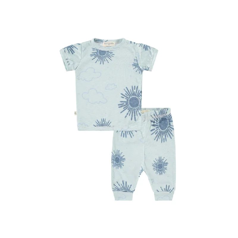 Kid Sun Burst Slub Tee and Legging