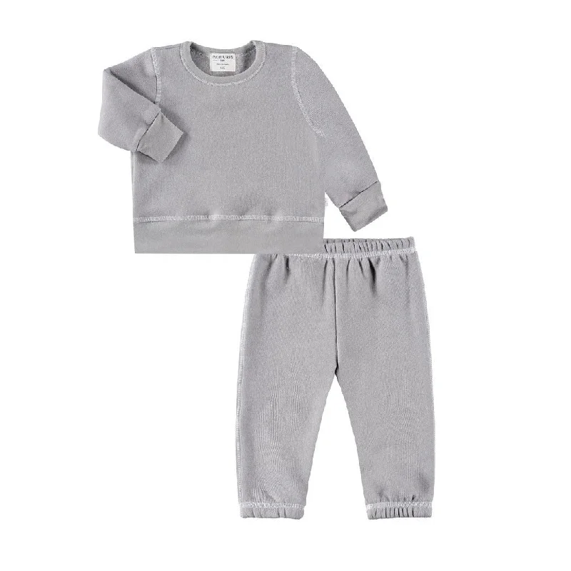 Eco-Fleece Sweatshirt and Sweatpant Loungewear Sets