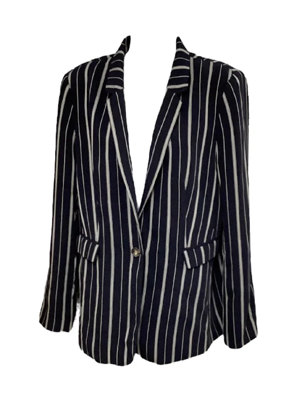 DKNY Women's Stripe Blazer 12