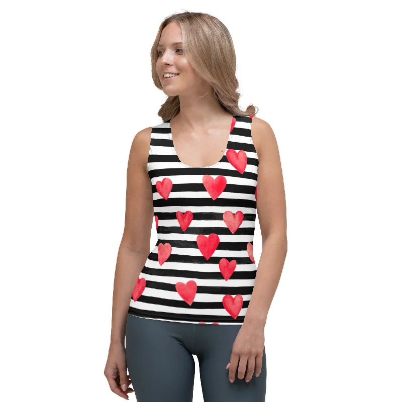 Stripes & Hearts Tank Top