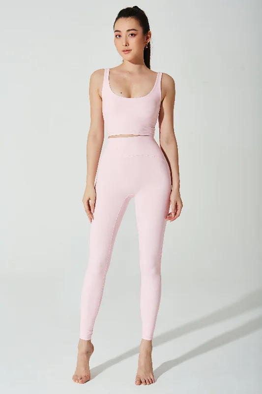 Taylor Cropped Tank - Blush