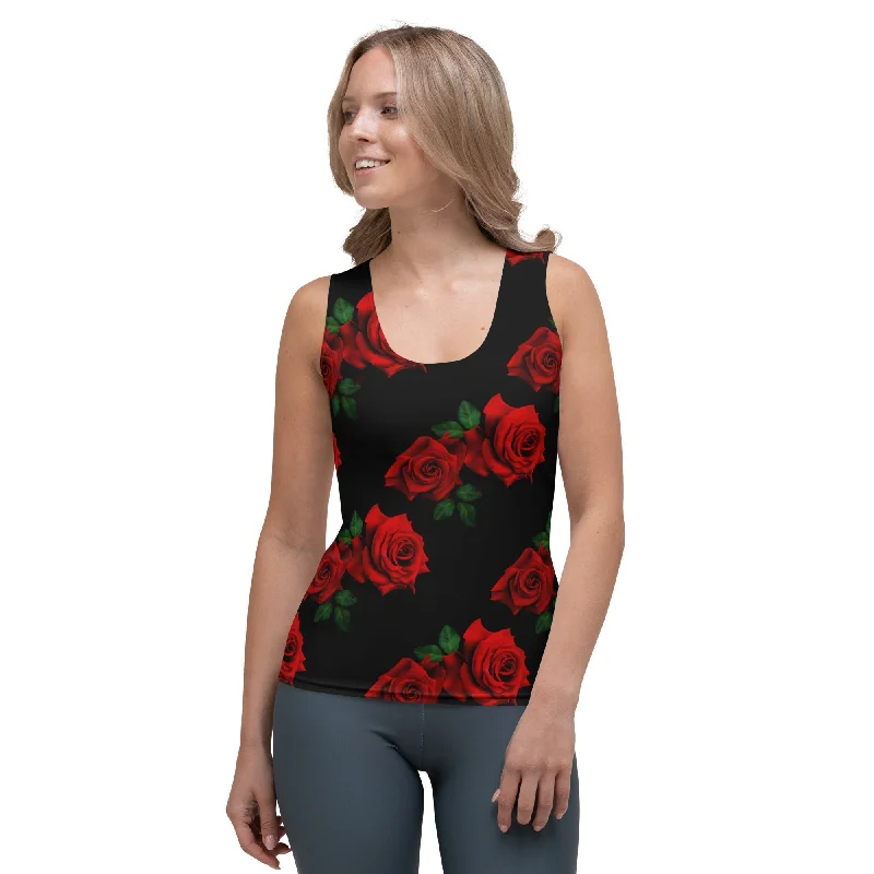 Red Roses Tank Top