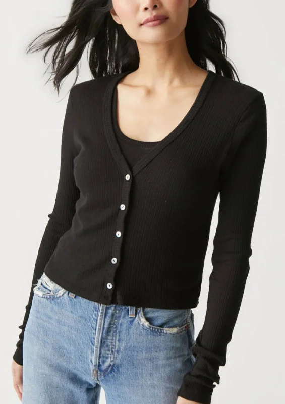 Lyla Cardigan In Black