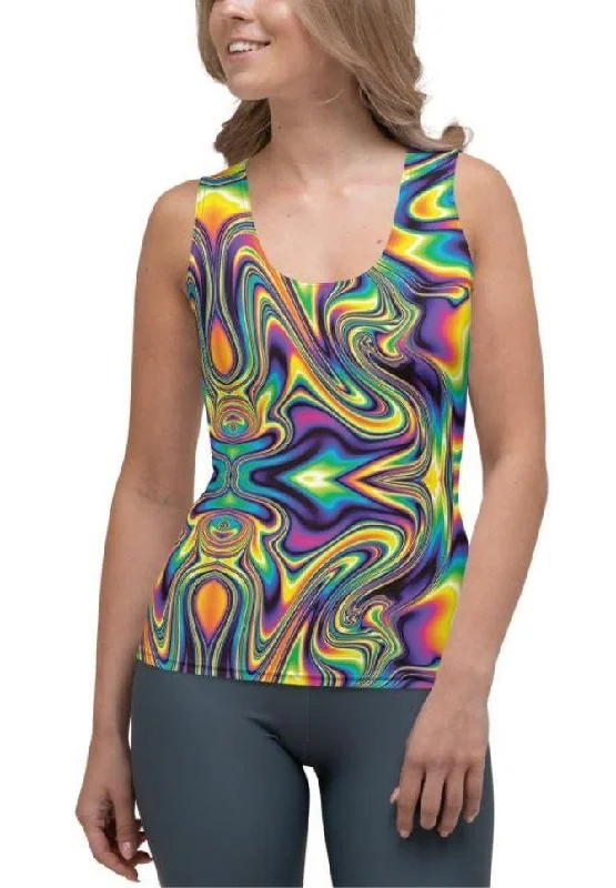 Vibrant Psychedelic Tank Top