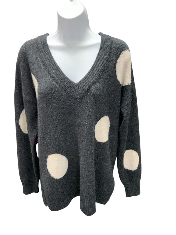 Madewell Women's Dot Sweater Gray S