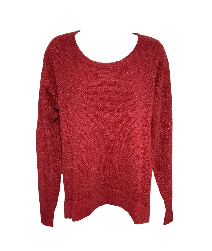 Michael Kors Women's Sweater Maroon  L