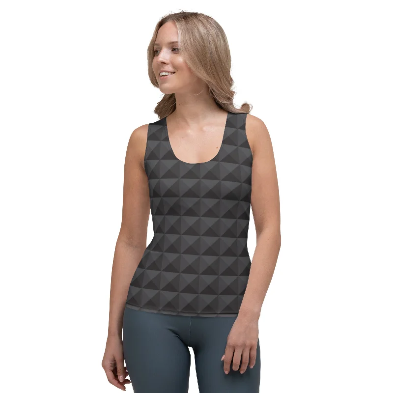 Seamless Cube Pattern Tank Top