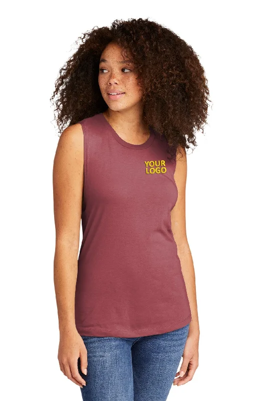 Next Level Women's Festival Customized Tank Tops, Smoked Paprika