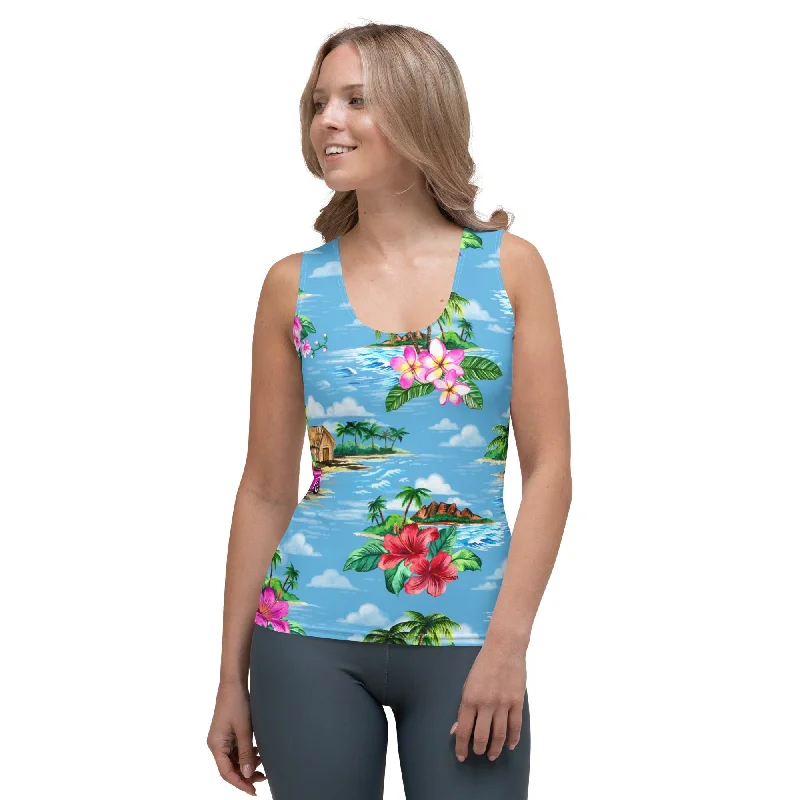 Floral Island Tank Top