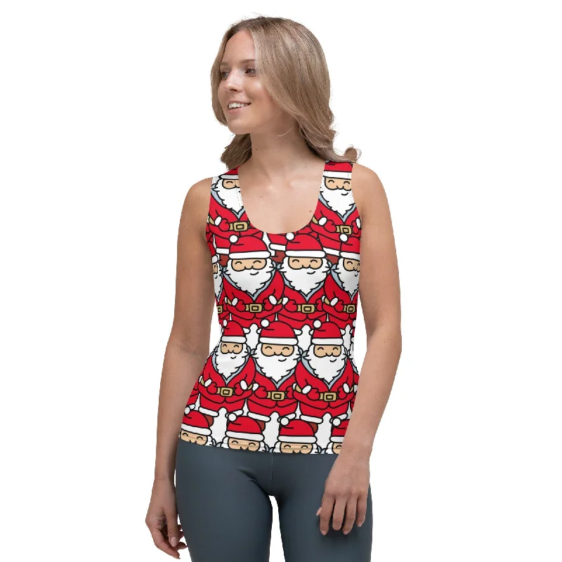 Cartoon Santa Tank Top