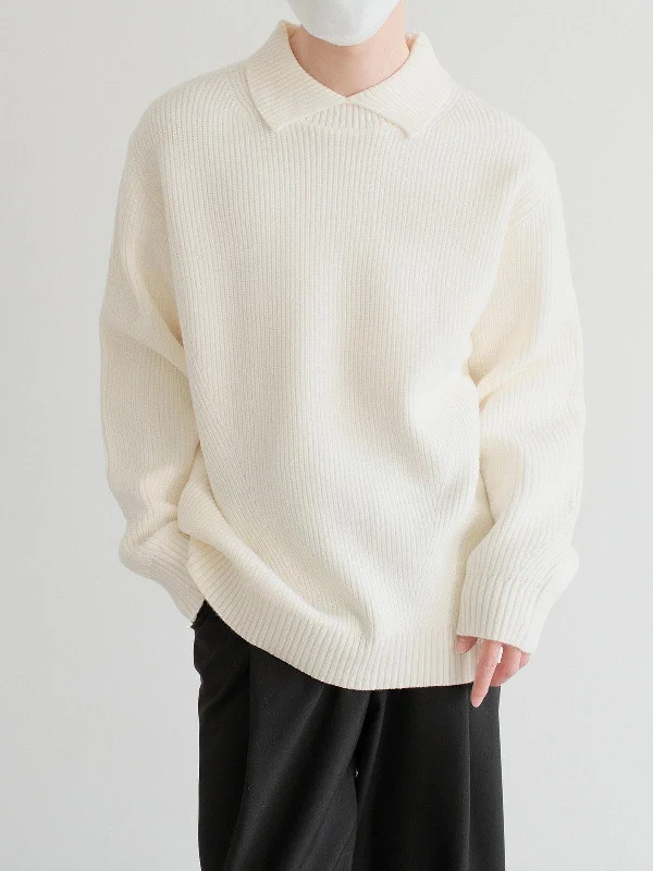 Wool Blend Knit Sweater