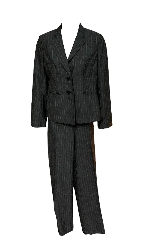 Loft Women's 2Pc Pantsuit Gray 4P