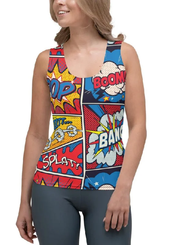 Superhero Comics Tank Top