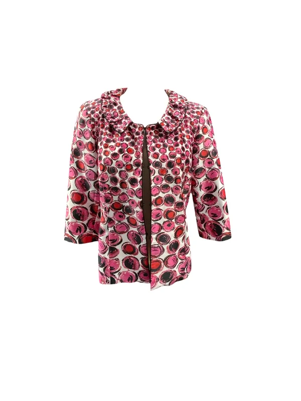 Preston & York Women's Jacket Pink Dot 8