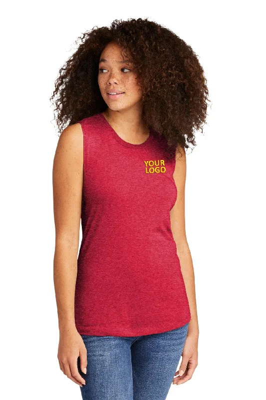 Next Level Women's Festival Customized Tank Tops, Red