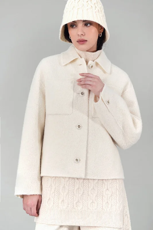 Esme Wool Boucle Coat