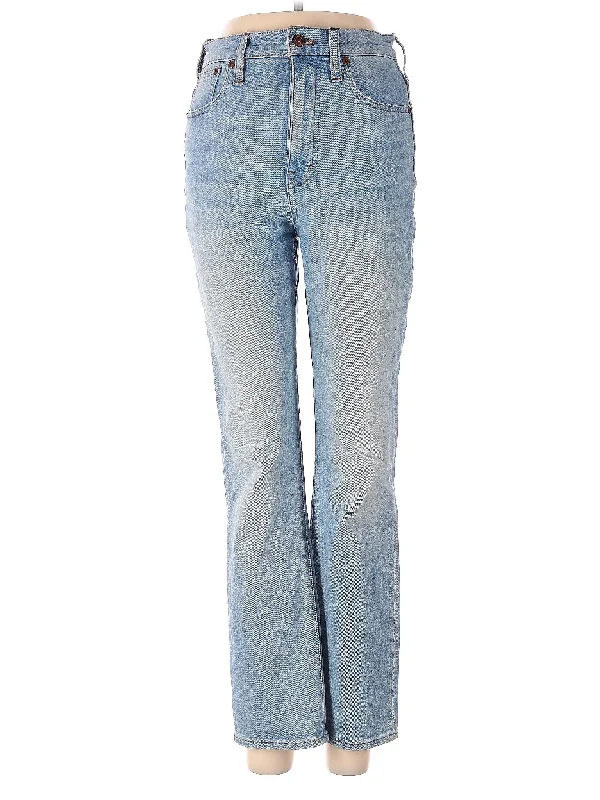 High-Rise Bootleg Jeans in Light Wash