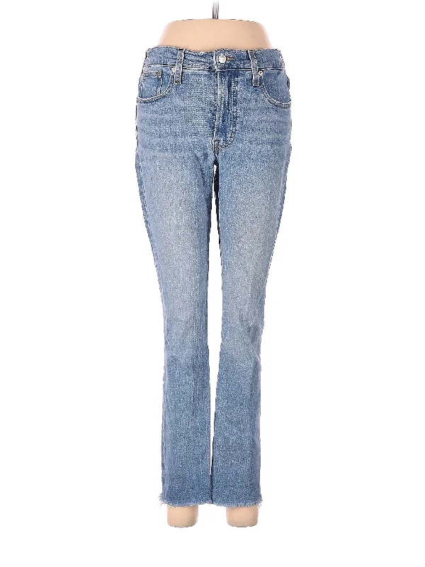 High-Rise Bootleg Jeans in Light Wash