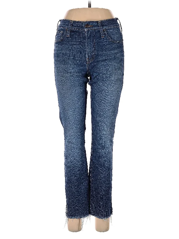 High-Rise Bootleg Jeans in Medium Wash