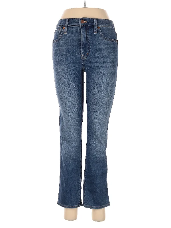 High-Rise Bootleg Jeans in Medium Wash