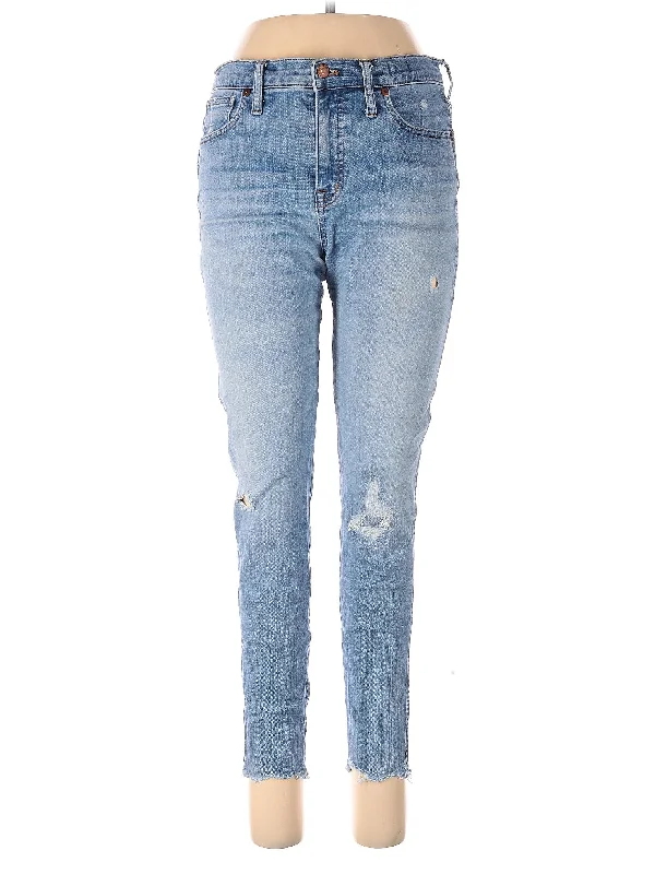 High-Rise Skinny Jeans in Light Wash