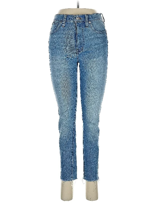 High-Rise Skinny Jeans in Medium Wash