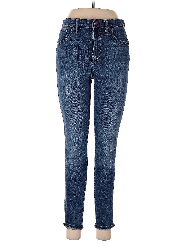 High-Rise Skinny Jeans in Medium Wash