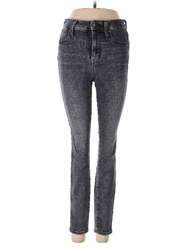 High-Rise Straight-leg Jeans in Dark Wash