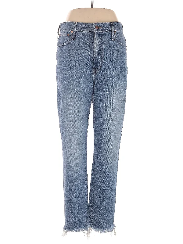 High-Rise Straight-leg Jeans in Light Wash