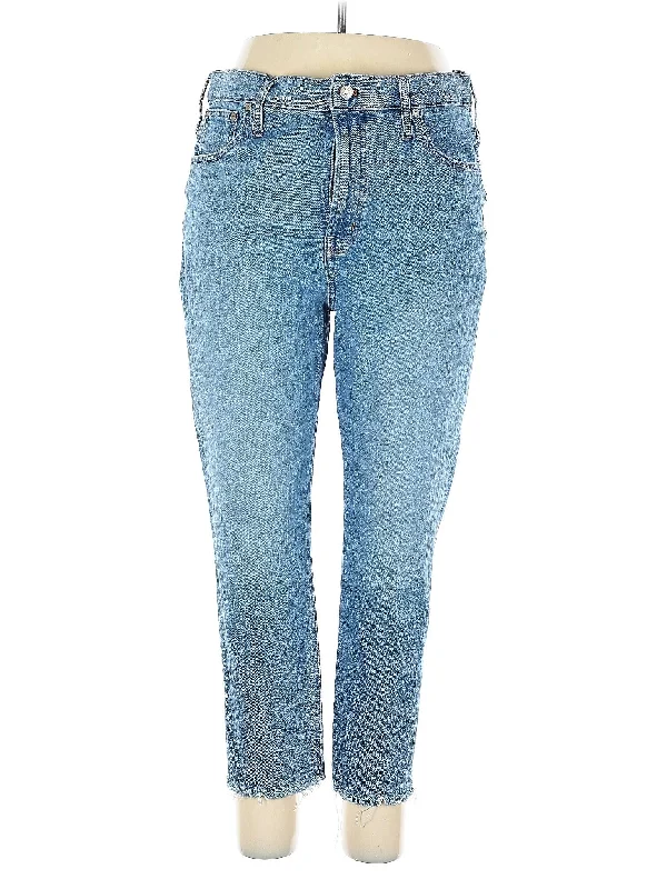 High-Rise Straight-leg Jeans in Light Wash