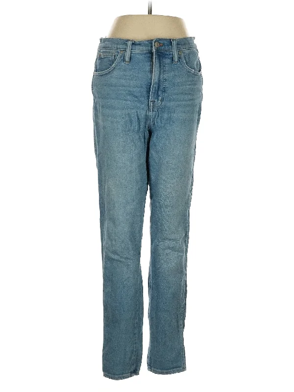 High-Rise Straight-leg Jeans in Light Wash