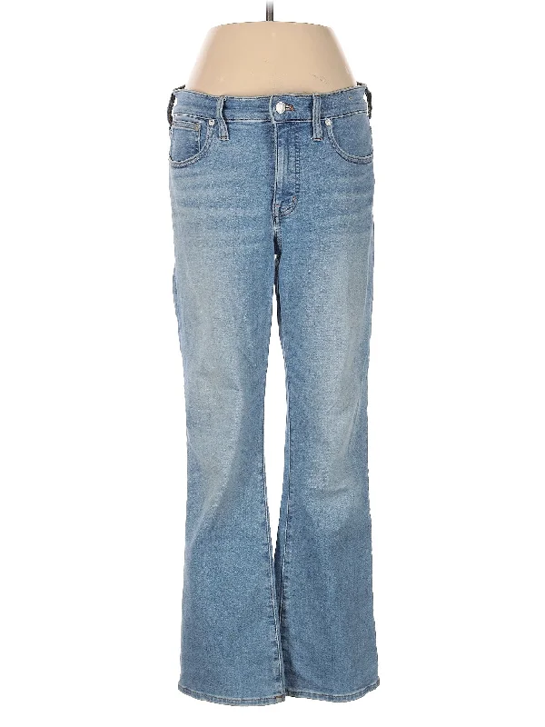 Mid-Rise Bootleg Jeans in Light Wash