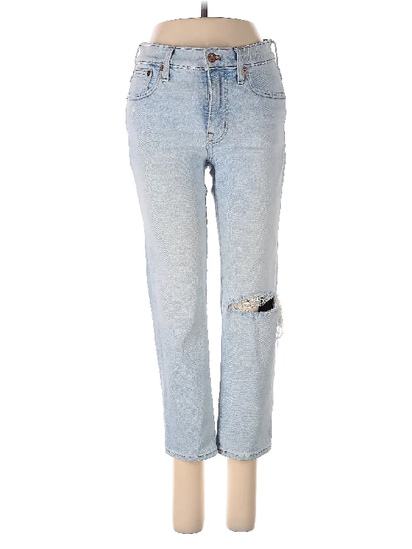 Mid-Rise Boyjeans Jeans in Light Wash