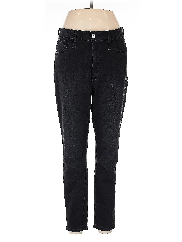 Mid-Rise Straight-leg Jeans in Dark Wash