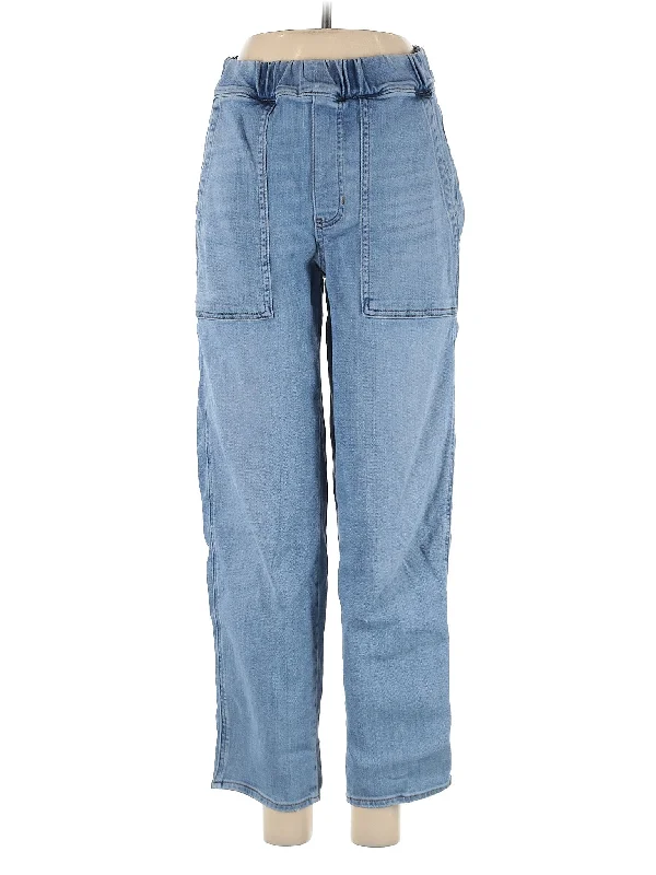 Mid-Rise Wide-leg Jeans in Light Wash