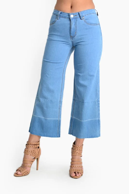 Women's Wide Denim Jeans