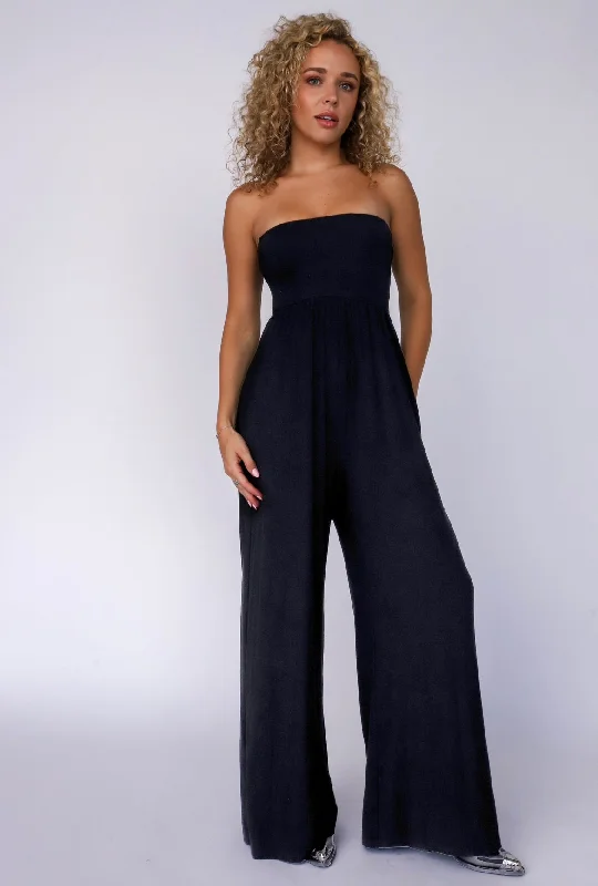 All Weekend Long Strapless Jumpsuit