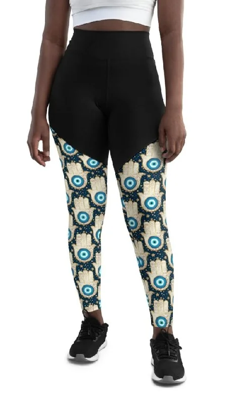 Eye Talisman Compression Leggings