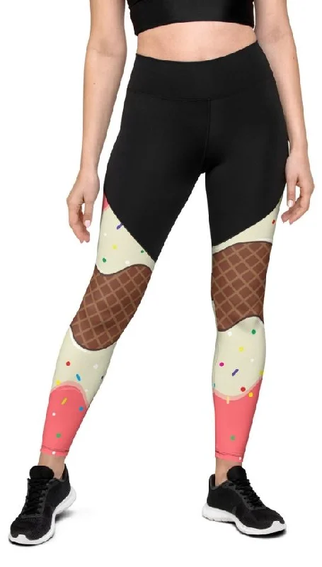 Ice Cream Compression Leggings