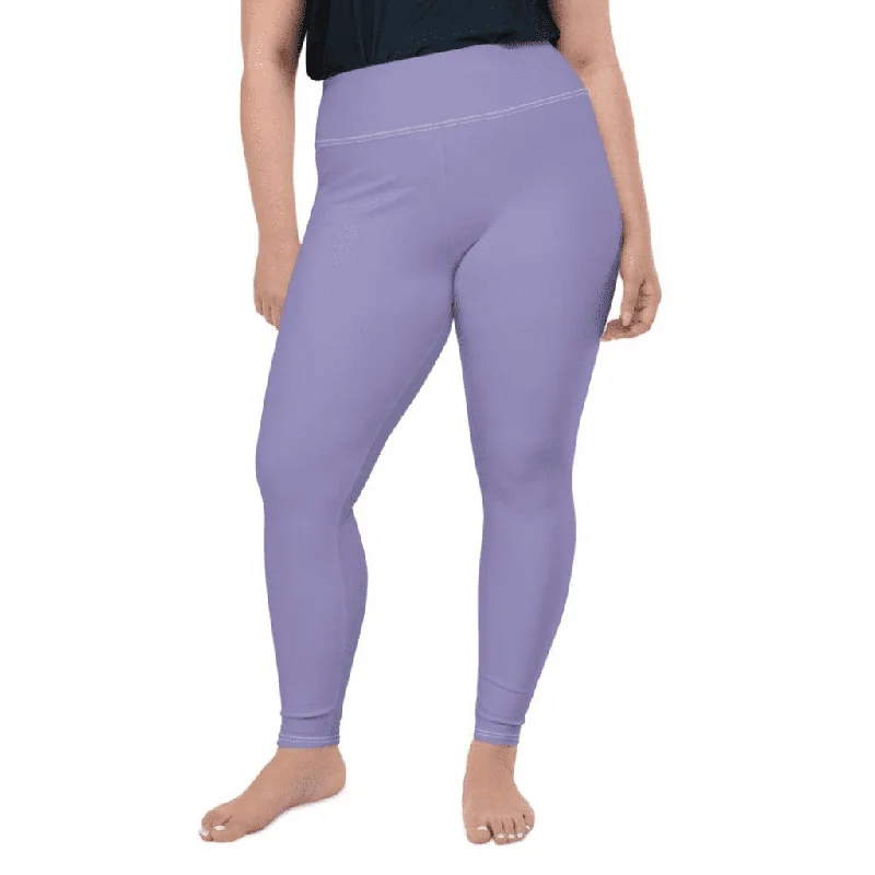 Lavender Purple Plus Size Leggings