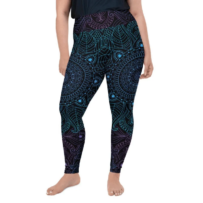 Magical Mandala Plus Size Leggings