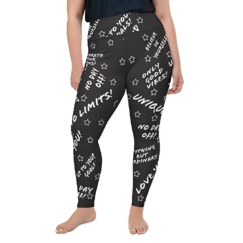 Motivational Plus Size Leggings