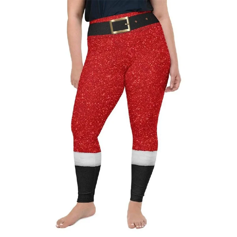 Santa's Outfit Plus Size Leggings