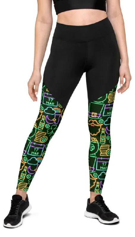 St. Patrick's Celebration Compression Leggings