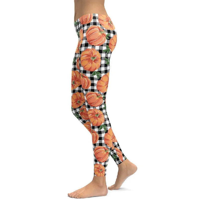 Thanksgiving Pumpkins Leggings