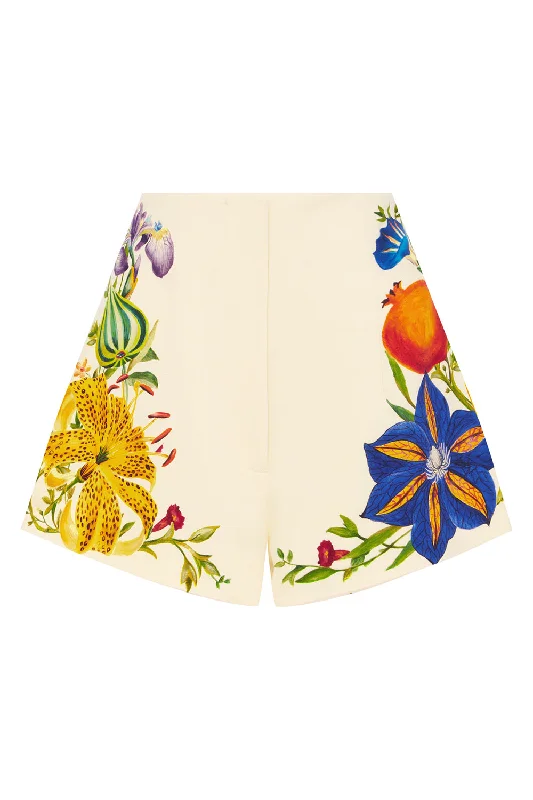 Flores High Waisted Shorts