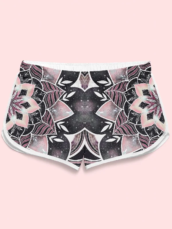 Galactic Rose Retro Shorts