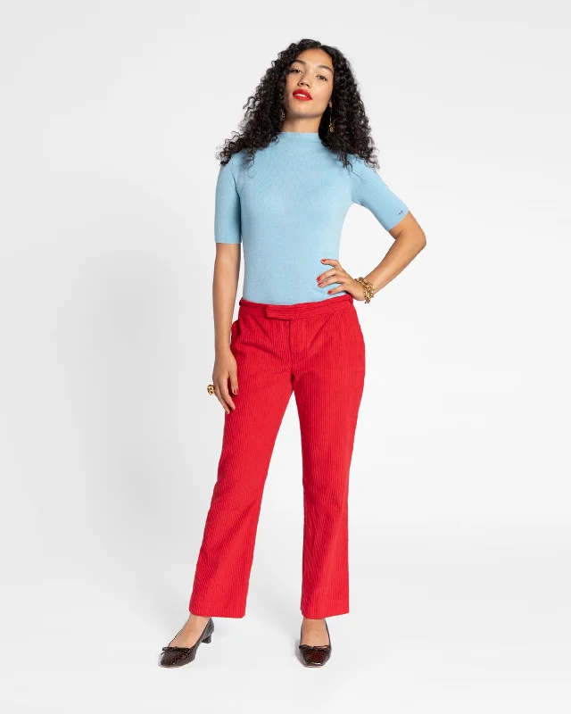 Chloe Corduroy Pant Red