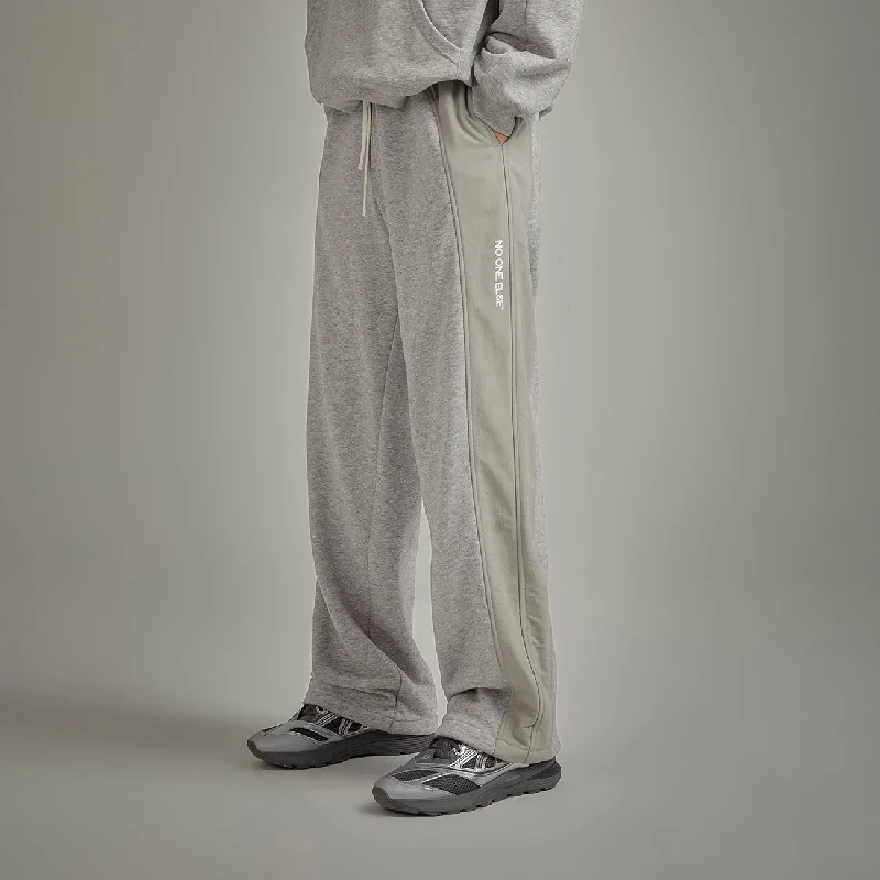 Two Toned String Wide Sweatpants