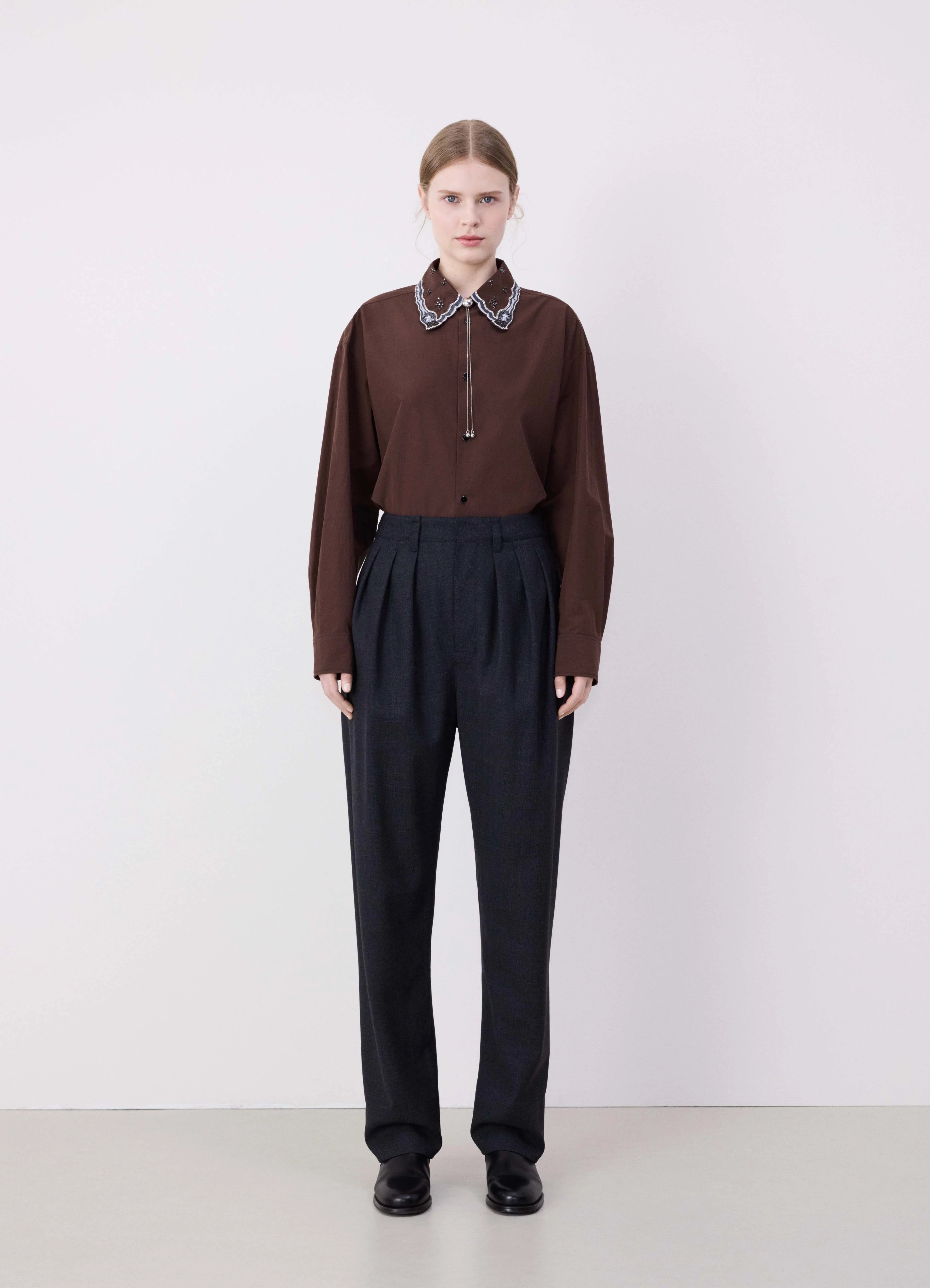 PLEATED TAILORED PANTS